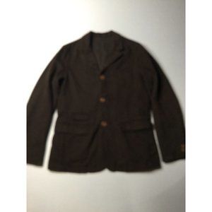 CP Company Under Sixteen Boys Sport Coat Size 12 / 152 Brown Corduroy Cotton